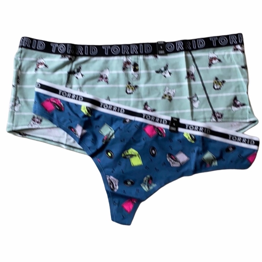 NEW torrid dog boy short/thong panties 4X - Picture 1 of 10
